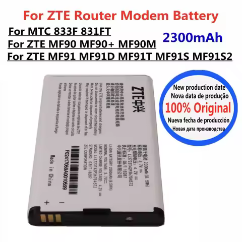Li3723T42P3h704572 Original Battery For ZTE MF90 MF90+ MF90M MF91 MF91D MF91S MF91T MF91S2 MTC 833F 