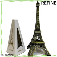 REFINEMENT Eiffel Tower Model, Exquisite Design Bronze Eiffel Tower Statue, 7 Sizes Metal with Box E