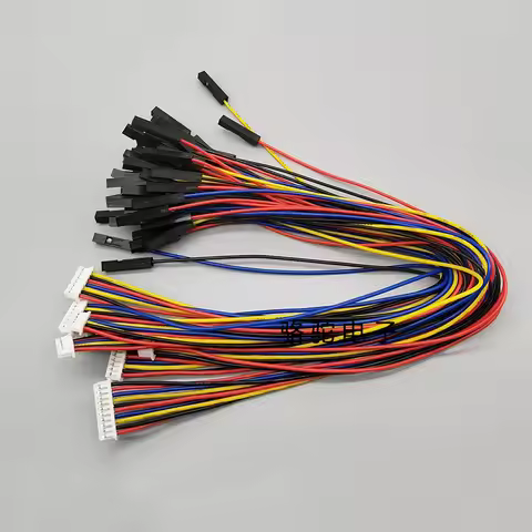 MX1.25 To Dupont Line Cable 1P 2.54mm Female 2/3/4/5/6/7/8/9/10P 20cm 5 PCS