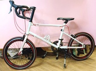 TRINX 公路車 G Z4 PRO 小輪徑 (20吋) 單車(白色 16速 公路單車）