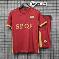Áo Đá Banh CLB As Roma SV 2024 Mới Nhất - Áo Bóng Đá Nam Nữ Thun Lạnh Mát Mẻ
