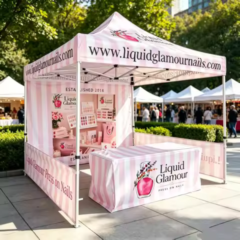 Custom Canopy Tent with Logo10x10 Pop Up Tent Personalized Customizable Heavy Duty for Events Vendor