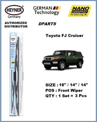 Heyner Special Graphit Wiper Blade ( 16  / 14  / 14  ) Toyota FJ Cruiser