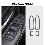 For BMW F20 F30 F30 F34 X1 F48 Made of Alcantara Window Switch Lift Panel Trim Performance Sticker C