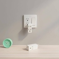 TIME 125° Rotatable 3 Outlet US Wall Plug Adapter 1-4PCS Multi Plug Extender for Home Office Travel 
