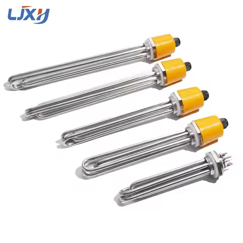 LJXH Immersion Heating Element DN32 (41mm) BSP Thread 6KW 380V 250mm Tube Length