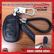 (PRICE) Leather key case smart key for Hyundai i10, Hyundai Tucson, Hyundai Elantra