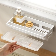 Multipurpose Shelf No Need To Drill The Wall Built-In Tray Size 27.3*13.5*6.5 Cm. D116