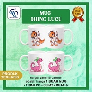 CUTE DHINO MUG CUTE DHINO CUSTOM MUG/ CUSTOM GLASS/ HAMPERS MUG/