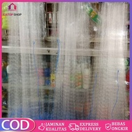 Ready-to-use fishing nets 25m long, 1 finger, 2 fingers, 3 fingers and 4 fingers