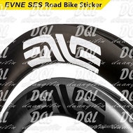 SES ENVE Sticker for Road Bike 700c Wheel Set Carbon Wheelset Rim Sticker White Black Label for One Wheel Decale(6 Pieces) B90Q