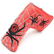 New Spider With Silver Web Golf Putter Cover Headcover For Scotty Cameron Ping Odyssey  Any Blade Pu