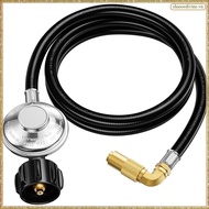 [K O G X] 6 Feet Propane Adapter Hose for  17 & 22 Inch Tabletop Griddle Propane Regulator Hose 90 D