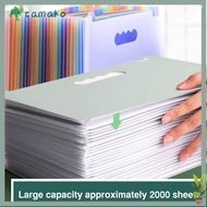 TAMAKO File Storage Box, Portable Retractable Accordion Bag Test Paper Storage Folder,  Stand-up Mul