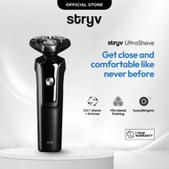 【NEW】Stryv UltraShave | 2 in 1 Rotary Electric Shaver | IPX7 Waterproof Wet Dry Men Shaver + Trimmer