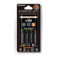 [2022] Eneloop Pro Quick Charger with AA 4pcs Rechargeable Battery - Panasonic Made in Japan