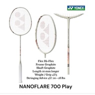 NANOFLARE 700 PLAY SPECIAL EDITION SHUTTER SERIES Yonex Badminton Racket Nanoflare 700 Play Shutter 