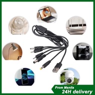 USB charging power cable connector 5V USB to 5.5x2.1mm 4.0x1.7mm 2.0x0.6mm 2.5x0.7mm 3.5x1.35mm