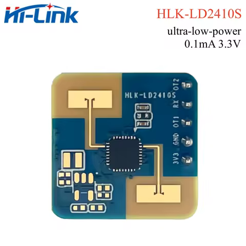24GHz HLK-LD2410S Radar Sensor 0.1mA 3.3V Low power consumption Millimeter Wave Human Presence Detec