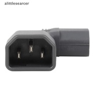 ali  3pin Male To Female Extend 90 Degree Down Up Angle AC Converter IEC 320 C14 To C13 Left Right A