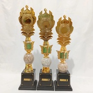 Unit trophy 1st 2nd 3rd place Mosque combination pagoda marble