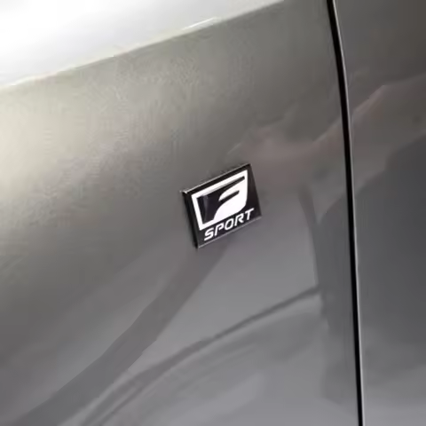 1pc 3D Badge Decal Rear Trunk Emblem Sticker for F Sport Lexus IS ISF GS RX RX350 ES IS250 ES350 LX5