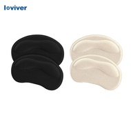 [Loviver] Heel Cushion Pads Heel Liners Shoe Pad Stickers for Oversized Shoes Easy to Use