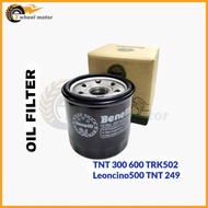BENELLI OIL FILTER TNT300 TNT600 TRK502 Leoncino 500 TNT249S BENELLI OIL FILTER MOTORCYCLE