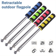 CH 2meter Tour Leader Pole Travel Guide Portable Telescopic Hajj Umrah Tour Guide Flag Stick
