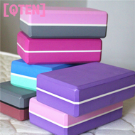 [QTEN] Yoga Block Multi colors Pilates EVA Yoga Brick Gym Foam Stretching Aid Gym Pilates Yoga Block