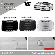 Vemart Toyota alphard anh20 2008-2014 car fuel cap trim cover garnish accessories