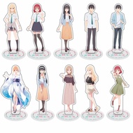 Standee Anime Days with my Stepsister Mô Hình Mica Acrylic Nhân Vật Saki Ayase Gimai Seikatsu Trang 