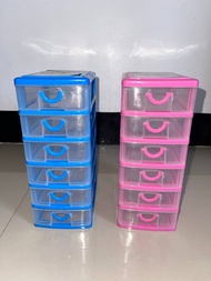 6 layer medicine cabinet 13x9x22 cm / mini drawer / abubot organizer / sewing tool box / coin box