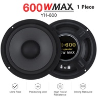 ☢1 Piece 6.5 Inch Car Speakers 600W 2-Way Vehicle Door Subwoofer Audio Stereo Full Range Frequen ☫~