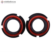 Wishlistforyou 2Pcs Car LED Headlight Light Lamp Bulb Adapter Holder Base Sockets Retainer For H1 H3