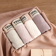 Recommended items ⭐ New Pure Cotton Men's Boxer Briefs Mid-Waist Textured Youth Four-Corner Shorts U