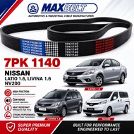 NISSAN LATIO 1.6 LIVINA 1.6 NV200 MAXBELT BELTING 7PK 1140 / 7PK 1140