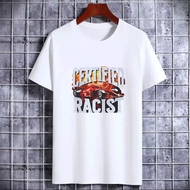 Racing Car Graphic T-Shirt For Men Comfortable Short Sleeve Tee Casual Streetwear Top Next Level Rac