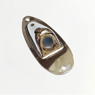 Stratocaster Electric Guitar Jack Plate Socket with Chrome Output HJ-001