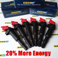 6 Performance ignition coils for BMW E46 E60 E82 E83 E84 E85 E90 E91 E92 coil pack 530i 535i 550i 65