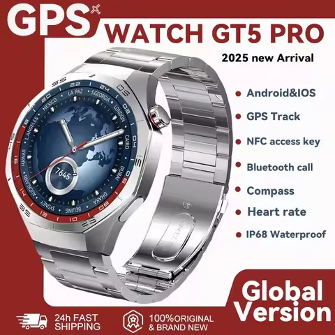 2025 For Android iOS Watch DT5pro Smart Watch 4GB Big Memory GPS Navigation MP3/MP4 Player APP Downl