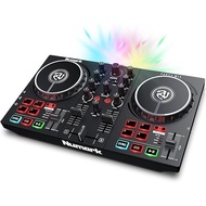 Numark Party Mix II - DJ Controller with Party Lights, DJ Set with 2 Decks, DJ Mixer, Audio Interface and USB