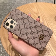 ♤∋ เคส iphone 14 เคส G-U-C-C-I เคสโทรศัพท์มือถือ แบบแข็ง ลายกุชชี่ สําหรับ Iphone 14 13 12 Pro Max 11 Pro Max 7 Plus Xs Max Xr