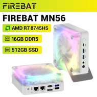 FIREBAT Mini PC AMD Ryzen 7 8745HS AMD Radeon 780M graphics card MN56 white
