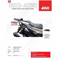 GIVI QJMOTOR AX200S  GT SPEED BIKE HEAVY DUTY EXTREME SPECIAL RACK (SRX(S)-AX200S) WITH LED STOP LIG