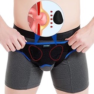 KKOOMI Hernia Belts for Men,Hernia Belt for Women Pain Relief Recovery, Hernia Belt for Men Inguinal with Removable PU Pad and Adjustable Waist Strap,Hernia Belt,Hernia Truss Not Slipping (Medium)