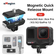 Insta360 Ace Pro/Ace/One X3/X2/Copro 12/11/10 Metal Magnetic Quick Release Sports Camera Accessories
