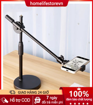 Chân quay điện thoại giá đỡ camera để bàn C02 quay video từ trên xuống điều chỉnh 360 độ