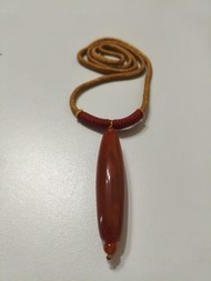 瑪瑙天珠款佛珠，非劣質貨，已開光放在佛堂一段日子，已手编靚頸繩，實物好靚
