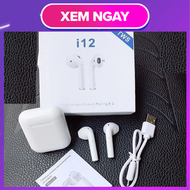 Tai Nghe Bluetooth J12 TWS 5.0 Có Micro Không Dây Nghe Gọi Thanh Sống Động Kết Nối Mạnh Mẽ